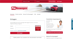 Desktop Screenshot of pro-neuwagen.de